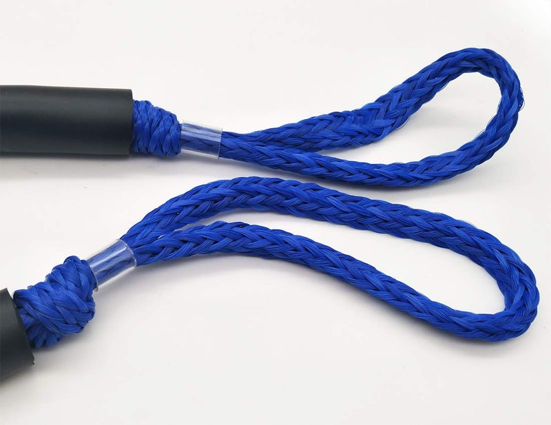 Jranter Bungee Cord Rope Dock Lines Stretches Shock Absorbs Marine Mooring Rope 4ft Dark Blue 4 Pack - Image 5